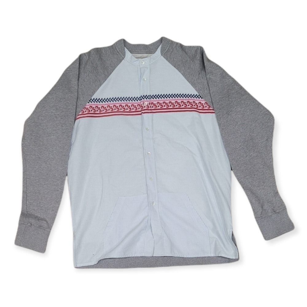 Casely-Hayford Preppy Sweatshirt Elevated Casual Men's Sz M